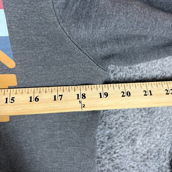 Marmot Hoodie Mens Small Gray Logo Pullover Sweatshirt Pockets Outdoors Work - Picture 6 of 8